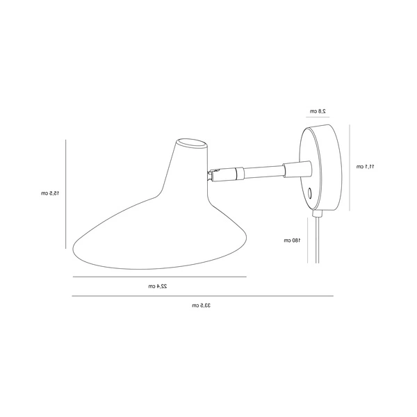 Kinkiet DARCI E14 Metal | Czarny