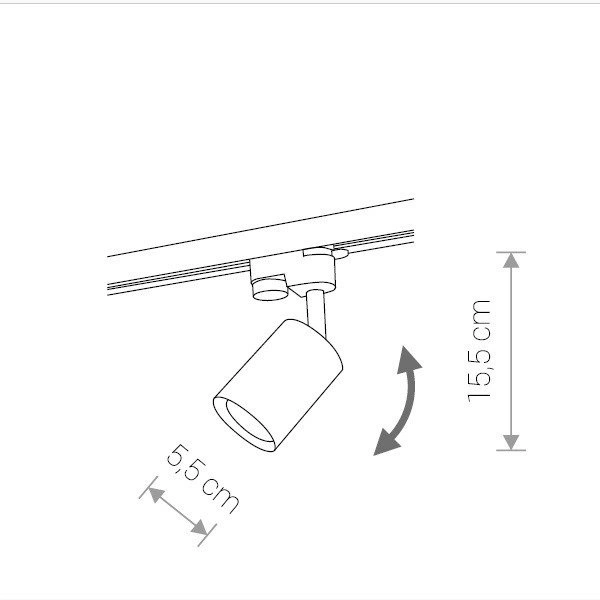 Lampa do szyny PROFILE EYE SPOT WHITE 9321