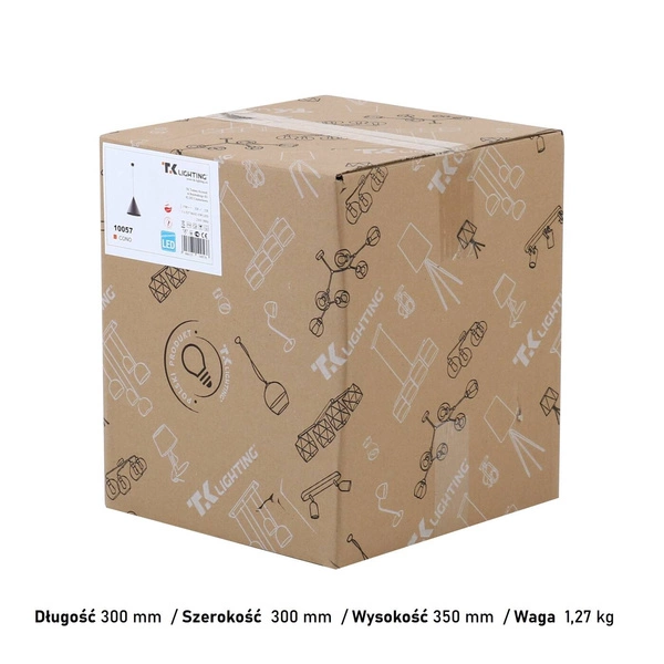 CONO BLACK LAMPA WISZĄCA 1 L 10057