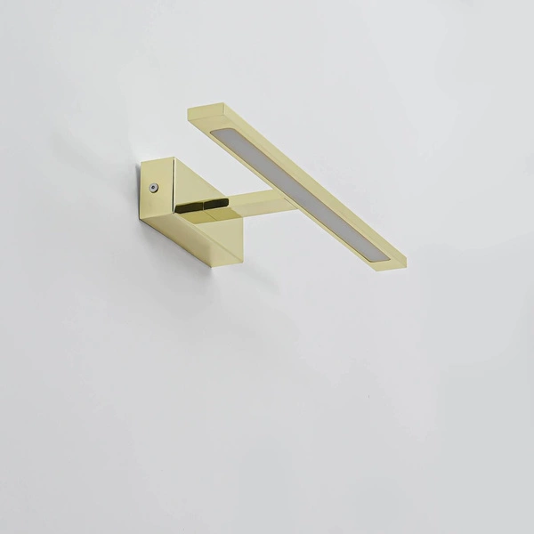 Złoty kinkiet nad lustro ISLA mały 41cm neutalna 4000K