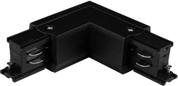 8010 ŁĄCZNIK KĄTOWY TRÓJOBWODOWY CZARNY