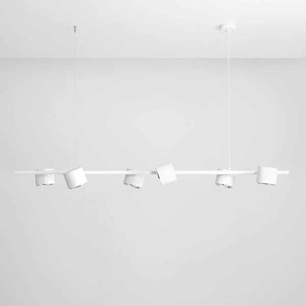 Aldex Lampa wisząca BOT 6, 1046K, biała, 6x35W GU10