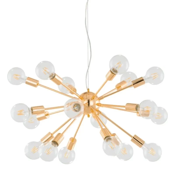 Lampa wisząca THEO śr. 64cm 18xE27 | złoty