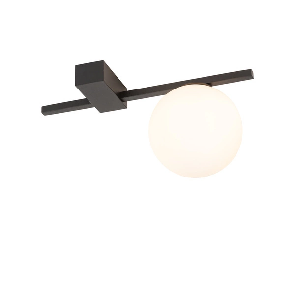 Designerska smukła lampa sufitowa plafon G9 13cm PIK I | czarny 10299