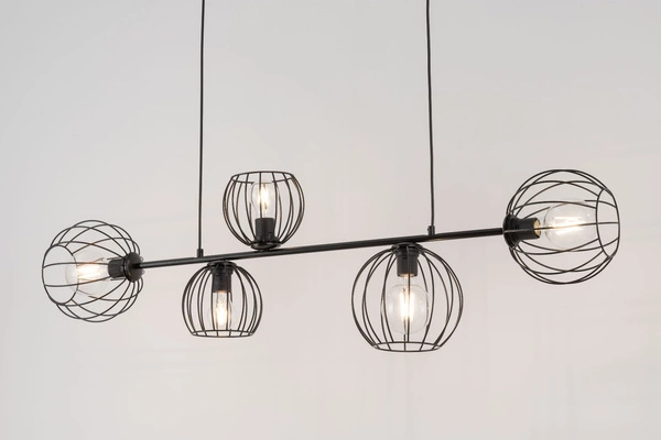 Lampa Sigma MADAM 5 czarny lampa wisząca 32372