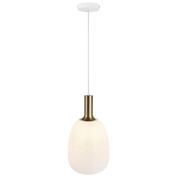 Lampa wisząca ALTON E27 60W Szkło | Biały