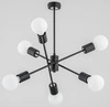Lampa sufitowa ALFA MADI CZARNA 6xE27 46cm | 60813