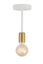 Lampa Sigma GINO 1 plafon biały złoty 32377