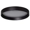 Plafon LED 31W Okrągły Czarny 3 Barwy Świecenia CCT Czarny 56cm Abruzzo Nero