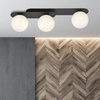 Lampa sufitowa Emibig PLAZA 3 Czarny/OPAL 1118/3