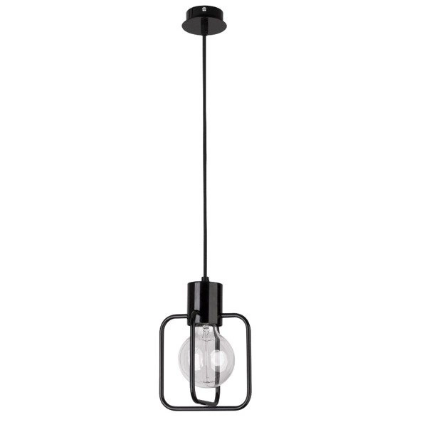 Lampa wisząca AURA kwadrat czarna