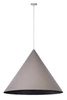 Lampa Sigma Vesuvio taupe/czarny L 1xE27 41064