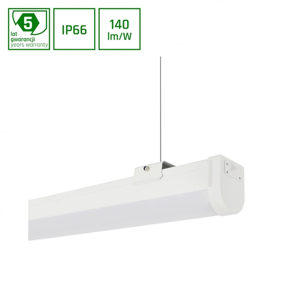 LIMEA SLIM 2  60W 1.7M IP66 8400LM WW  3000K 5 LAT GWARANCJI BEZ KABLA ZASILAJĄCEGO IK08