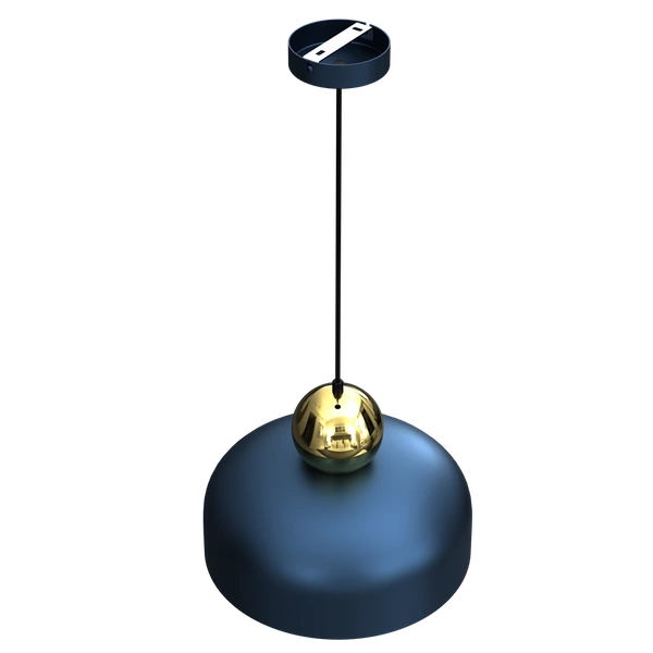 Lampa Wisząca HARALD GOLD/NAVY BLUE 1xE27