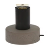 Lampa stołowa Enar 1xE27 Max.25W Szary beton/Czarny metal/Czarny kabel PVC 7604936