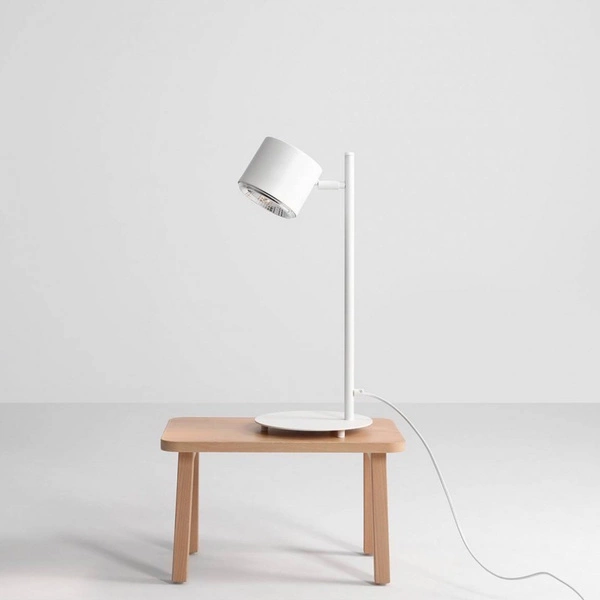 Aldex Lampka biurkowa BOT 1046B, biała, 1x35W GU10