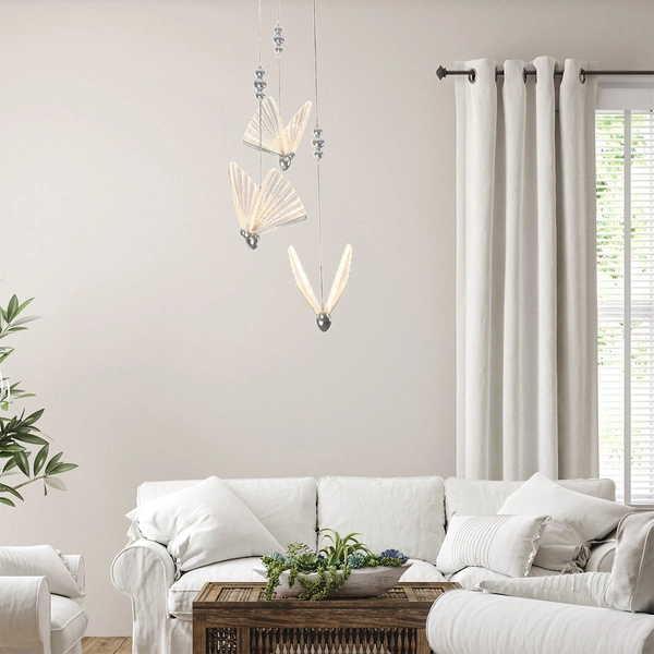 Mariposa 3 wisząca talerz chrom