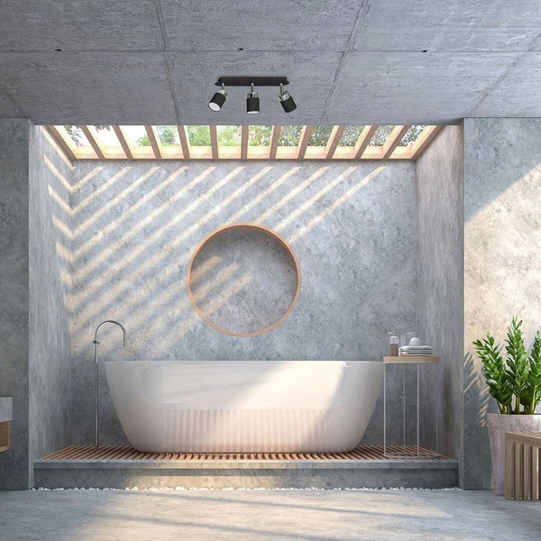 Lampa sufitowa nowoczesna reflektorek spot JOKER III czarny szer. 45cm