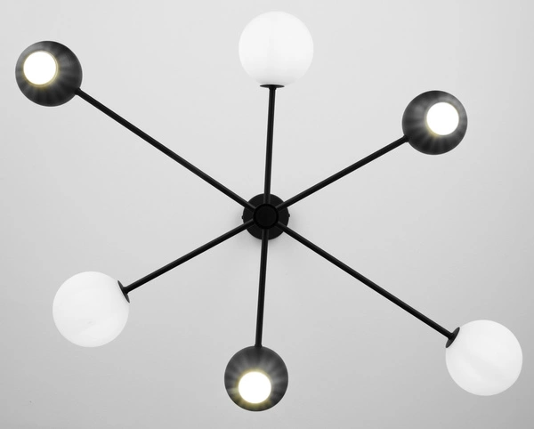 Nowoczesny Żyrandol MOKA wys. 47-69cm 3xG9 3xGU10
14W IP20 | Czarny