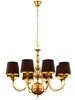 Klasyczny Żyrandol BATUMI wys. 140cm 8xE27 15W IP20 | Złoty