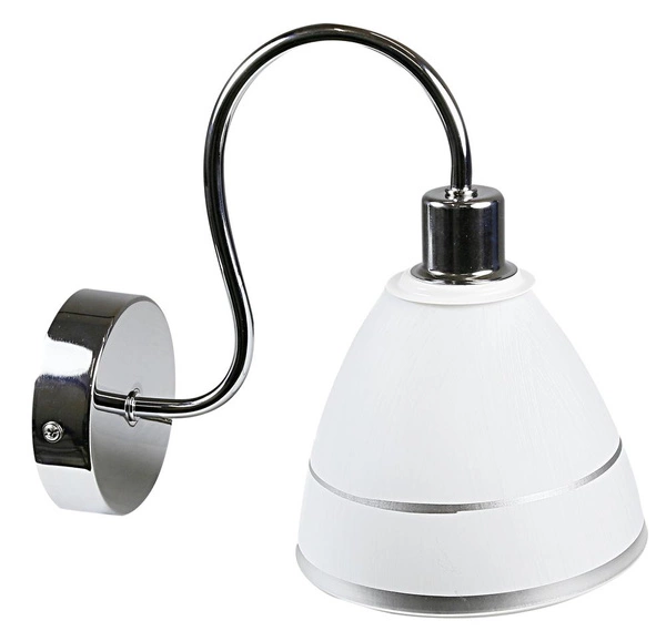 Kinkiet ELF 21-72566 chrom/biały 1x40W E14