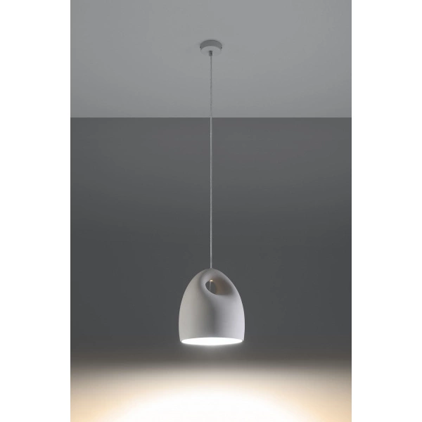 Lampa wisząca ceramiczna BUKANO SL.0842 biała 1xE27