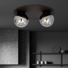 Lampa sufitowa Emibig SOLAR 2 Czarny/GRAFIT 1128/2