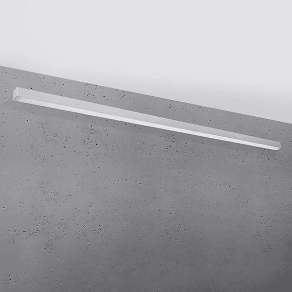 Kinkiet PINNE, 200 cm, szary, 50W LED, barwa ciepła 3000K, TH.236