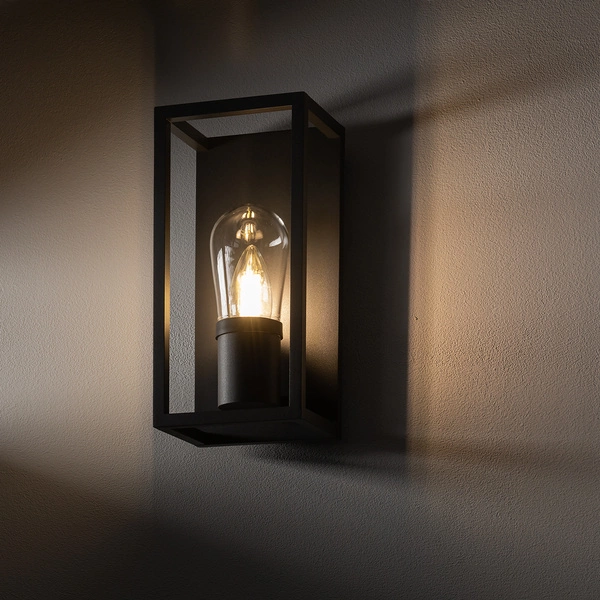 Kinkiet zewnętrzny MARGOT I GR WL wys. 25cm E14 IP54 | grafitowy 10504