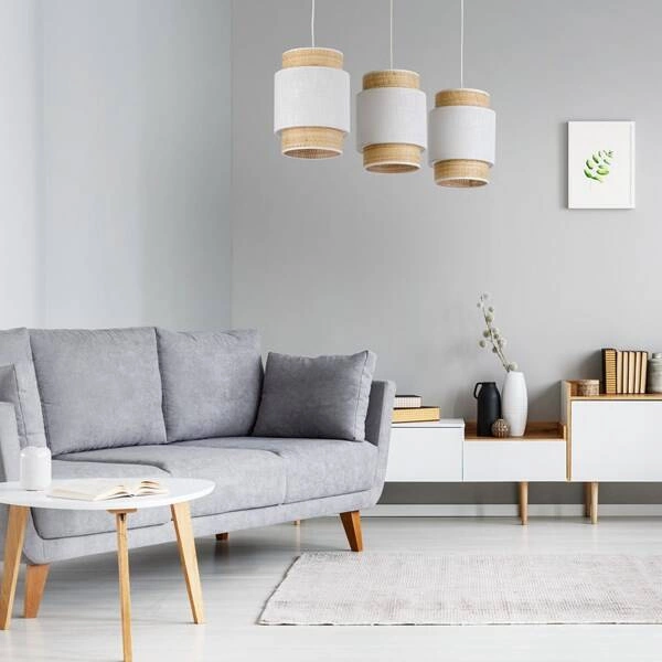 BOHO NEW WHITE LAMPA WISZĄCA 3 PŁ LISTWA 5654