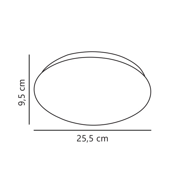 Lampa sufitowa MÁNI LED 3000K Biała ciepła Metal | Biały