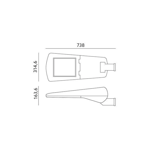 Oprawa uliczna STREET L PH 94W PARKINGOWA