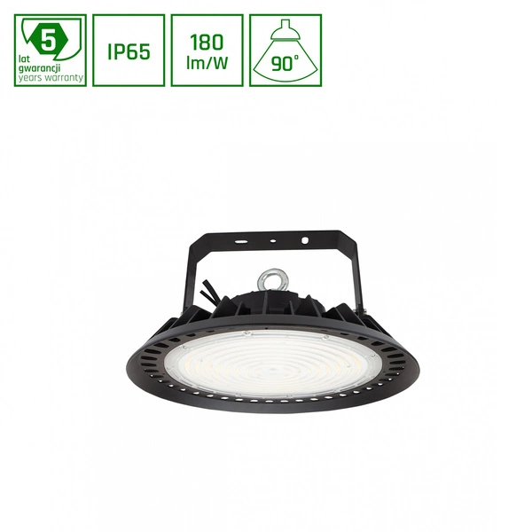 PLATEO 3 HIGH BAY 200W NW 230V 90st IP65 IK08 347x160mm CZARNY 5 lat gw. DALI
