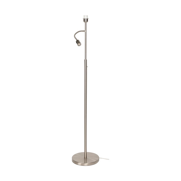 Podstawa lampy podłogowej 1xE27 Max.60W 1xLED Zintegrowana 150lm 3000K 3W Satyna Metal/Czarne PCV 1230127B