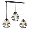 Lampa wisząca INDUSTRIALNA CLIFF BLACK 3xE27 MLP5525