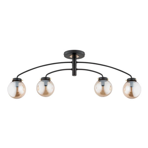 Lampa sufitowa ALFA WIRAL ZŁOTA 4xE14 50cm | 62187