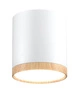 Lampa sufitowa TUBA 2273624, biała/drewno, 5W LED, barwa neutralna 4000K