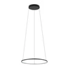 Lampa wisząca CIRCOLO LED szer. 45cm 18W barwa ciepła 3000K | czarny 10813