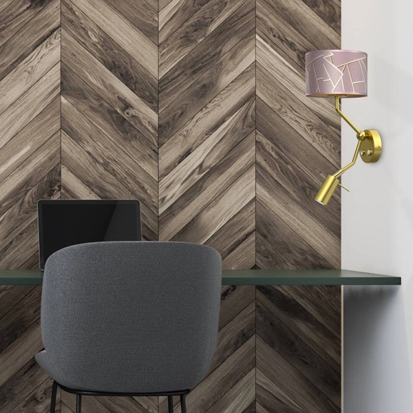 Kinkiet ZIGGY PINK, MLP7584, różowy/złoty, 1x60W E27 + 1x8W mini GU10