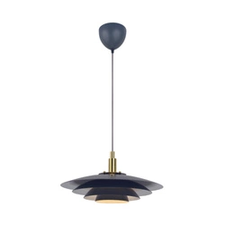 Lampa wisząca BRETAGNE G9 25W Metal | Szary