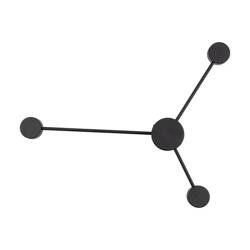 Nowoczesny kinkiet ścienny AVIA 3xGX53 | Czarny 6809