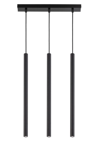 Lampa Sigma SOPEL 3 PROSTY CZARNY lampa wisząca 33401