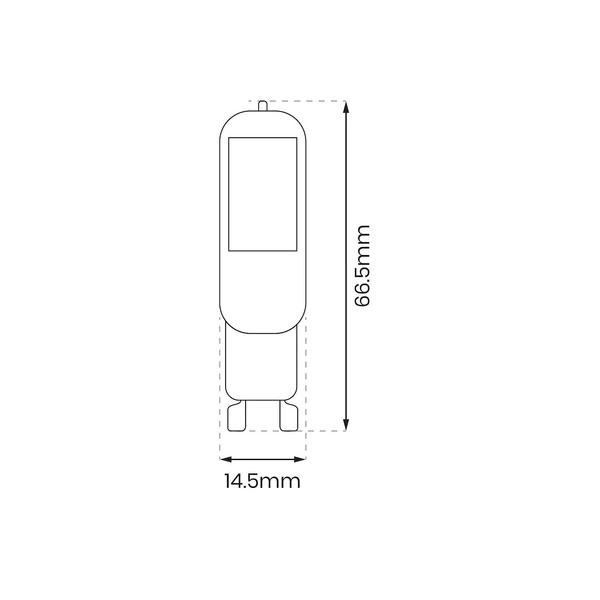 Żarówka COB LED 4W G9 4000K