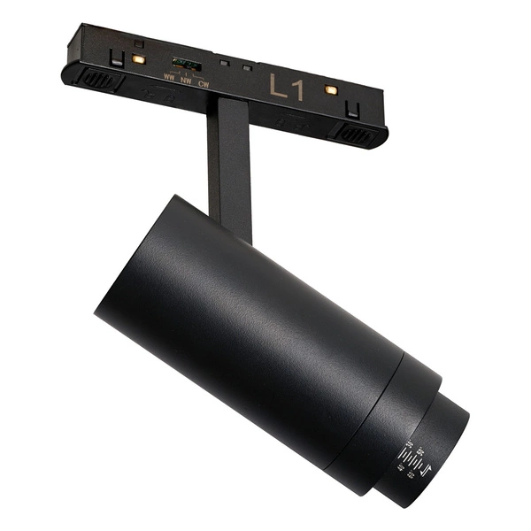 ALFA OPTICA TRACK MAGNETIC 2LINE 12W CCT SWITCH DIM BK