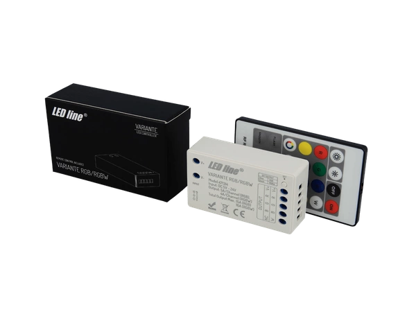Kontroler taśm LED + pilot RF 20m VARIANTE | RGB + RGBW