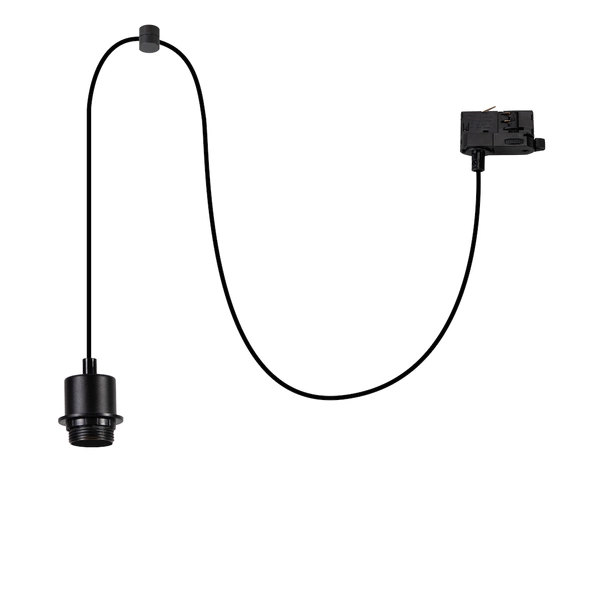 Zawiesie Hang Track Czarny 1xE27 3-obwodowy