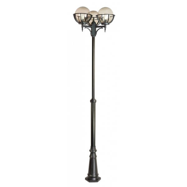 Lampa masztowa KULE Z KOSZYKIEM 250 OGMWN 3 KPO 250 latarnia | czarna