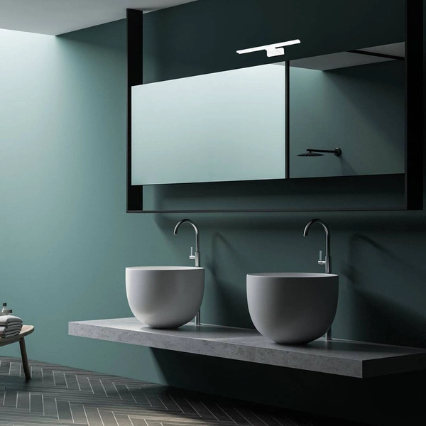 Kinkiet nad lustro biały SHINE 30cm