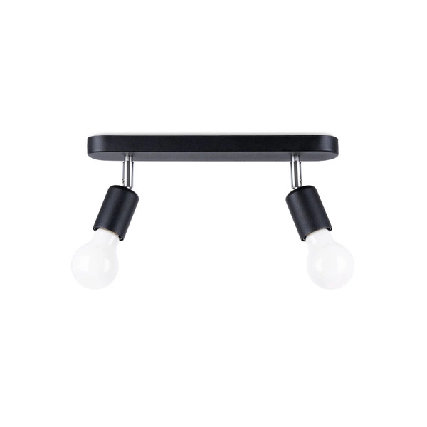 Lampa sufitowa FORNES 2, czarna, 2x60W E27, SL.1121
