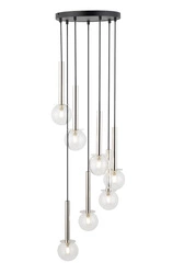 Lampa Sigma DAISY 7 srebrny/transparentny 40754